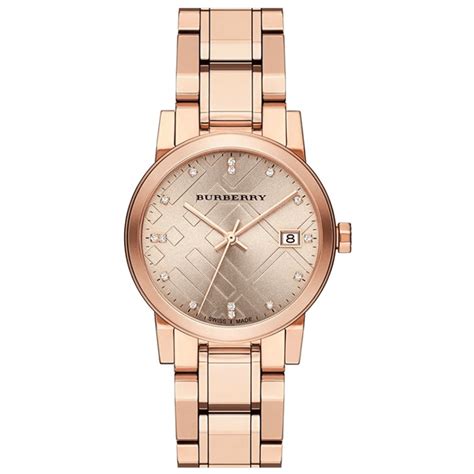 bu9126 burberry|Burberry Ladies Diamond Check Stamped Watch BU9126.